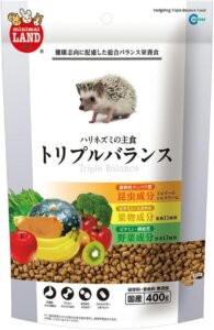 ミニマルランド ハリネズミの主食 トリプルバランス 400グラム