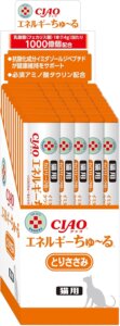 チャオ (CIAO) 猫用おやつ エネルギーちゅ～る 乳酸菌1,000億個 とりささみ味 14グラム (x 50本)